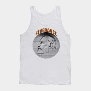 severance series Adam Scott and Britt Lower fan works graphic design by ironpalette Tank Top